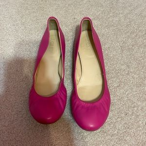 Bright Pink J.Crew ballet flat
